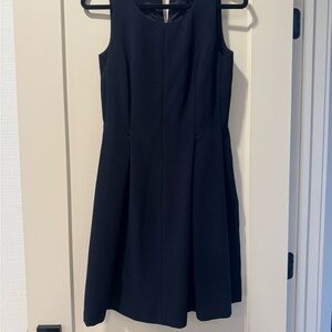 Elegant Navy Sleeveless Dress